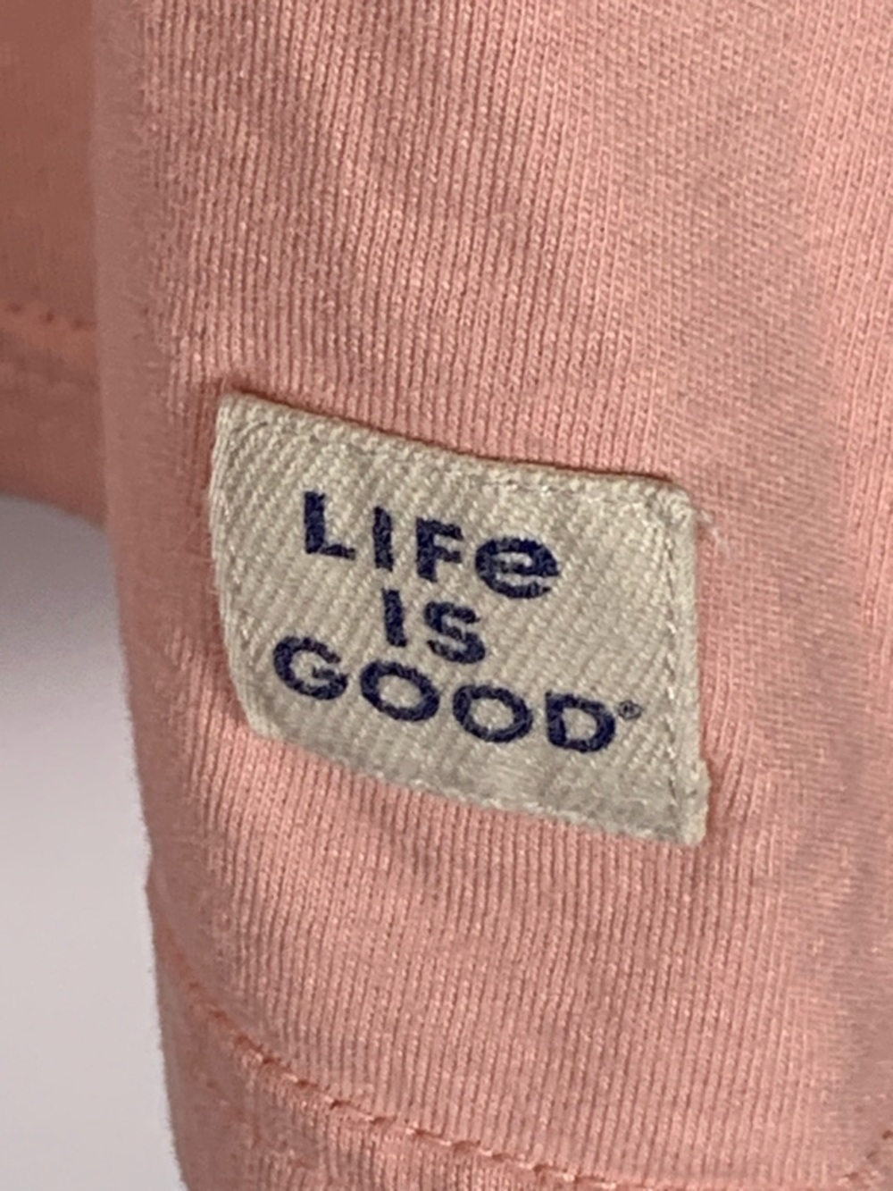 Life is Good Pink 'Love' Paw Long Sleeve Sleep Tee - Picture 6 of 9